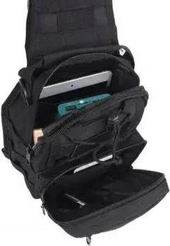 Рюкзак тактичний для виживання на плече 20 BLACK