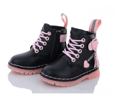 Демисезонные ботинки для девочек BBT Kids R6214-3/21 Черный 21