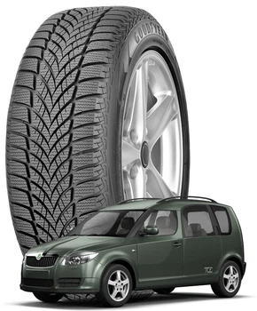 GoodYear UltraGrip Ice 2 185/65 R14 86T - Шины Skoda Roomster 2006 - 2015