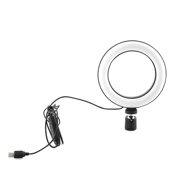 Кольцевая LED лампа USB 20cm для селфи RING LIGHT