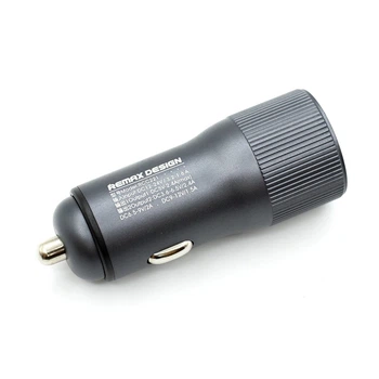 USB Car Charger 2.4A 30W Remax Retour RCC221 автомобильное зарядное устройство (Grey)