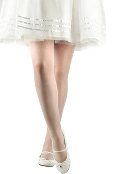 Колготи дитячі однотонні DIANA 20 den Milusie Brand р.128-134 (білі)