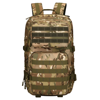 Рюкзак тактичний військовий штурмовий Protector plus S458 45л із системою Molle camouflage