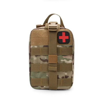 Военная тактическая медицинская сумка. С функцией быстрого съема. Мультикам