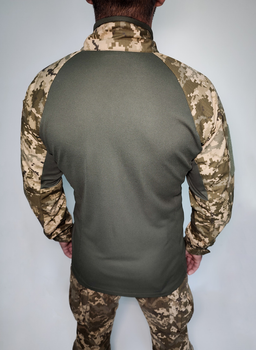 Тактическая рубашка UBACS LeRoy цвет - пиксель-олива (58)