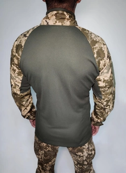 Тактическая рубашка UBACS LeRoy цвет - пиксель-олива (48)