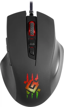 Мышь Defender Wolverine GM-700L RGB USB Black (4714033527002)