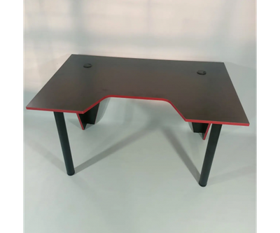 Стіл комп'ютерний геймерський ігровий DROM Square Black/Red