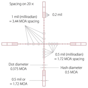 Приціл оптичний Hawke Sidewinder 8-32x56 SF (20x 1/2 Mil Dot IR) Hwk(K)925710