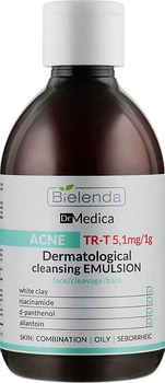 Дерматологічна очищувальна емульсія анти-акне - Bielenda Dr Medica Acne Dermatological Cleansing Emulsion 250g (337585-1870308)