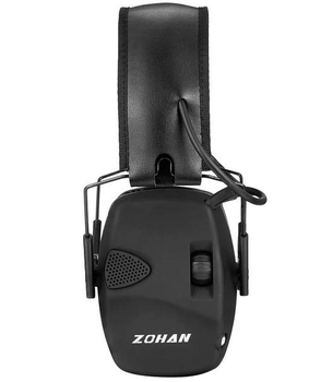 Активні тактичні навушники ZOHAN EM054 Black