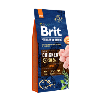 Сухой корм для активных собак с повышенной физической нагрузкой Brit Premium Sport