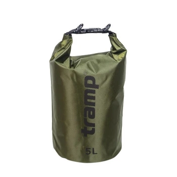 Гермомешок 5 л Tramp PVC Diamond Rip-Stop оливковый (Niz13766)