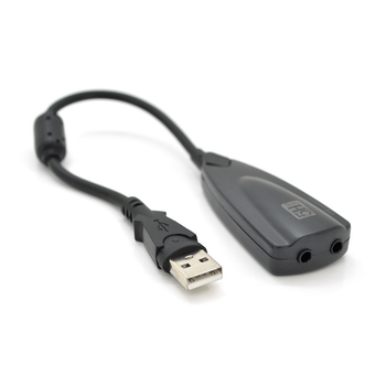 Звуковая карта Voltronic USB-sound card (7.1) 3D sound Black (YT-SC-7.1/07386)