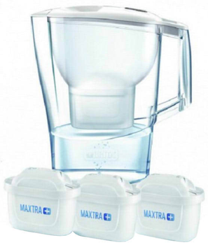 Фильтр-кувшин Brita Aluna Memo + 3 картриджа 2.4 л белый