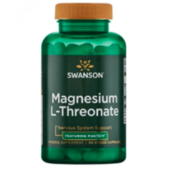 Магній л-треонат Swanson Magnesium L-Theonate 90 вег. капсул