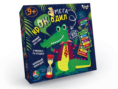 Гра настільна Danko Toys Вікторина Мега-Крокодил (CROC-03-01)