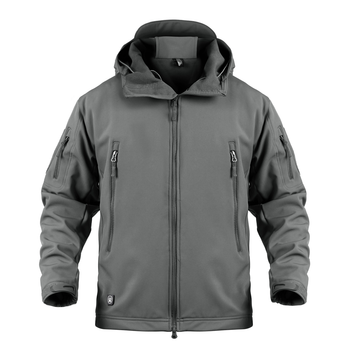 Тактична куртка / вітровка Pave Hawk Softshell grey XL