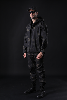 Тактическая куртка / ветровка Pave Hawk Softshell night multicam M