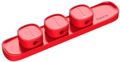 Тримач кабелів Baseus Peas Cable Clip Red (ACWDJ-09)