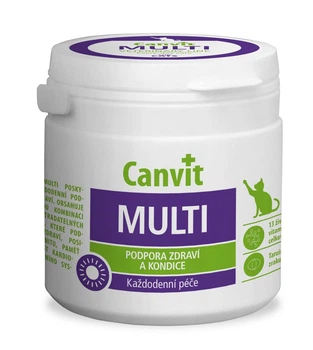 Витаминно-минеральный комплекс Canvit Multi для котов таблетки 100 шт (can50742)