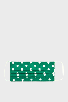 Женская зеленая защитная маска Polka Dot Cotton Fac Accessorize OS 987113