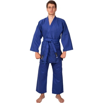 Кімоно для дзюдо MATSA Pro (бавовна-щільність 450г на м2, розмір 2, зріст-150см, синій) (MA-0015_2_(зростання_150))