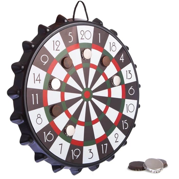 Мишень для игры в дартс магнитная с крышками d-23см BOTTLE CAP A003P