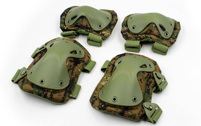 Защита тактическая (наколенники, налокотники) размер XL камуфляж Marpat BC-4703