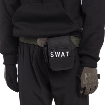 Сумка тактическая на пояс SILVER KNIGHT black SWAT
