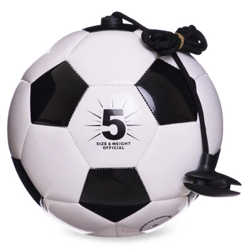 Мяч футбольный SP-Sport FB-6883-5 №5 Черный-Белый