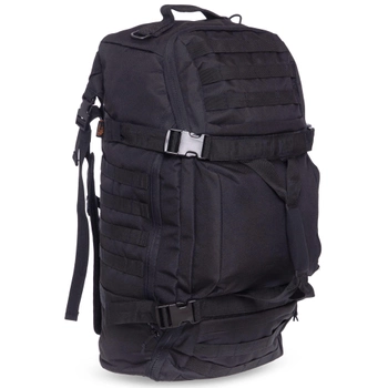 Рюкзак-сумка трансформер тактичний рейдовий SILVER KNIGHT V-40л black TY-186-BK