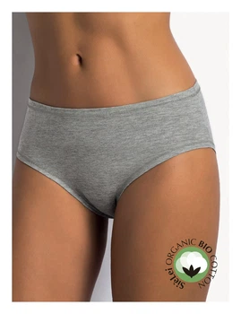Хлопковые высокие трусики Sielei 1449 Grigio 48(XL) Серый
