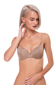 Бюстгальтер балконет push-up Sielei 1368 Stone 65C Коричневый