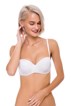 Женский бюстгальтер балконет push-up Sielei 1580 Bianco 75B Белый