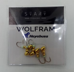 Блешня вольфр. Start Fishing Мураха з отвором кр.№ 16 Gold 4 мм 0,8 г 031-040-1
