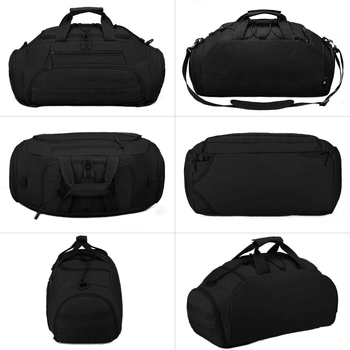 Сумка - рюкзак тактичний Protector Plus S437 35л black