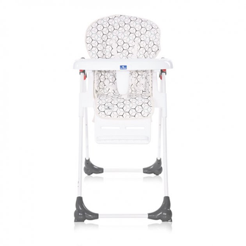 Стілець для годування Lorell Kids Dulce-1 регулювання спинки висоти та столика 85х52х106 см Білий (10100452132-LR)
