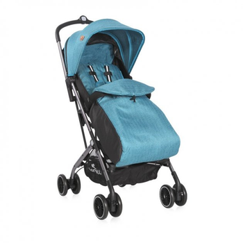 Детская коляска прогулочная Lorell Kids Helena-1 съемный бампер сумка для переноски ножной тормоз Голубой (10021381975-LR)