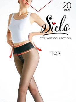 Колготы 20 Den женские Siela Top Collant 4 р Nero (4820159845408)