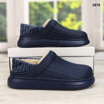 Галоші жіночі Dago Style темно-сині без задника на хутрі 40 р (25,5-26 см) 2879
