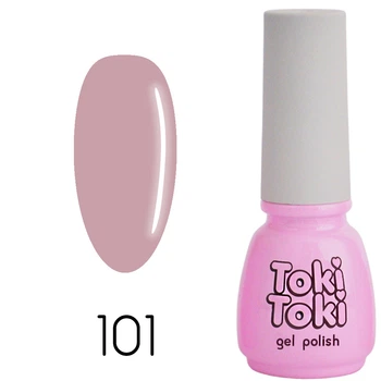 Гель-лак Toki Toki 101, 5 мл, кавово-рожевий