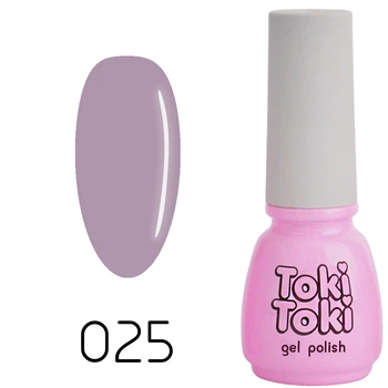 Гель-лак (бузковий) 025 Toki Toki 5 мл