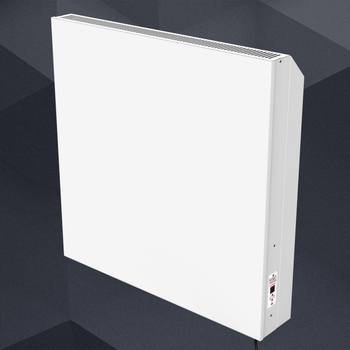 Керамический конвектор Smart Install 770 Вт белый с терморегулятором, инфракрасная электрическая панель 60х60см корпус белый