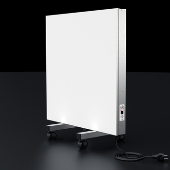 Керамический конвектор Smart Install 770 Вт белый с терморегулятором и ножками в корпусе из нержавеющей стали инфракрасная электрическая панель 60х60см
