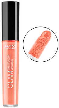 Блеск для губ Maxi Color Glam Cream Color тон 06 Яркий коралл 8 мл (4823097100448)