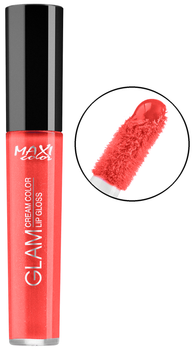 Блеск для губ Maxi Color Glam Cream Color тон 11 Сицилийский апельсин 8 мл (4823097100493)