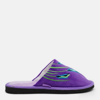 Женские домашние тапочки с закрытым носком FX shoes 15090 36-37 23.5 см Фиолетовые (2820000002433)