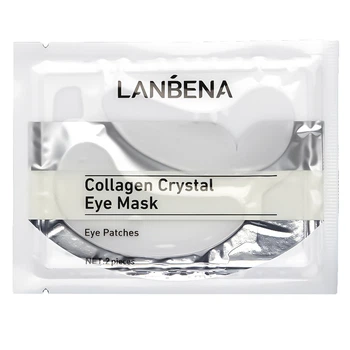 Гидрогелевые патчи под глаза LANBENA Collagen Crystal Eye Mask 6 г White восстановление