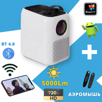 Цифровий проектор, смартфон, кінотеатр, Wi-Fi, розумний домашній кінотеатр, телефон android, ЖК-дисплей, мобільний портативний 4k, міні-проектор 1080p full hd, світлодіодний проектор. PANOPLUS CP800